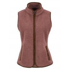 Barbour Burford Fleece Gilet pink