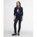 Barbour Ladies Homewood Knitted Jumper Navy