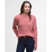 Barbour Belford Ladies Knitted Jumper Pink Arabesque