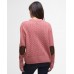 Barbour Belford Ladies Knitted Jumper Pink Arabesque
