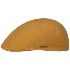 Stetson Texas Bold Orange Stripe Flat Cap